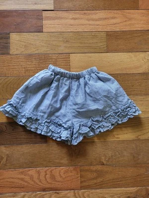 Shorts infantis Persnickety tamanho 2. Listras azuis - Imagem 1 de 4