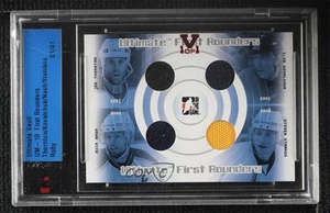 2010 ITG Ultimate Memorabilia 10th Edition 1/1 Joe Thornton Ilya Kovalchuk 7ez - Picture 1 of 3