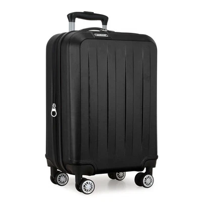 Expandable Hardside Spinner Luggage, Black, 21" Carry-on - Image 1 of 4
