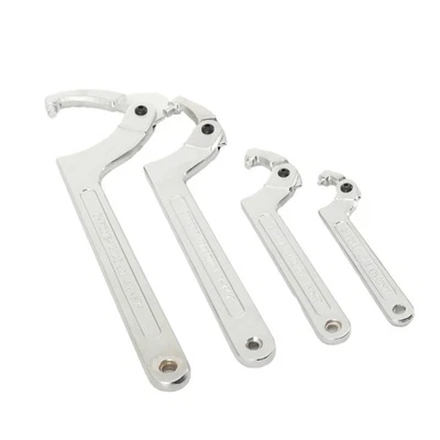 Adjustable Spanner Hook Wrench for Hydraulic Ram Cylinder Mechanical Machine - Image 1 of 4