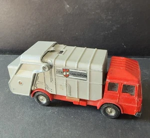 VINTAGE 1980 CORGI TRUCK GARBAGE REVOPAK REFUSE COLLECTOR METAL 6” TOY - Picture 1 of 9