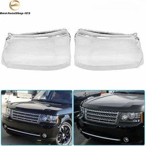 For 2010-2013 Land Rover Range Rover Sport Headlight Lens Cover Lampshade Pair - Picture 1 of 7