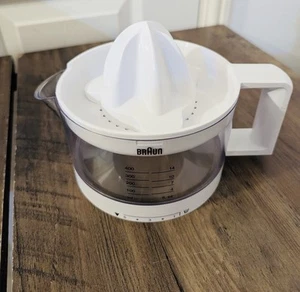 Braun CJ3000 Electric Citrus Press 350ml Bowl Scale Adjustable NO BASE UNIT - Picture 1 of 2
