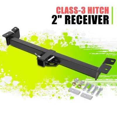 Class-3 Trailer Hitch Receiver Rear Bumper Towing Kit 2" for Jeep Wrangler 97-06 - Image 1 of 4