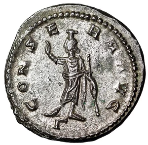 Claudio II Gothicus Raro Error Leyenda "CONSERA [sic] AVG Serapis" - Imagen 1 de 5