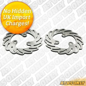 Disco freno anteriore KFX 400 Kawasaki Wavey 2002-08 dischi inox Streamline - Foto 1 di 1