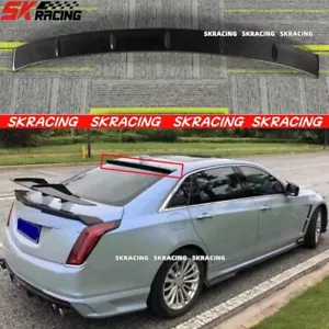 Gloss Black Roof Trunk Spoiler Wing Flap BodyKit 1PCS For Cadillac CT6 2016-2018 - Foto 1 di 23