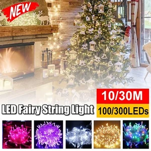 10M-30M LED Fairy String Lights Waterproof Christmas Tree Garden Party Outdoor - Picture 1 of 13