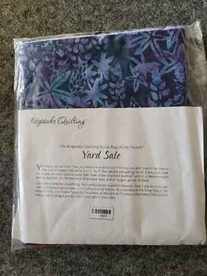 New Yard Sale Pack Scrap Bag of the Month Keepsake Quilting - Image 1 of 2