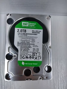 Disque dur Western Digital WD vert WD20EADS 2 To 3,5" - Photo 1/12