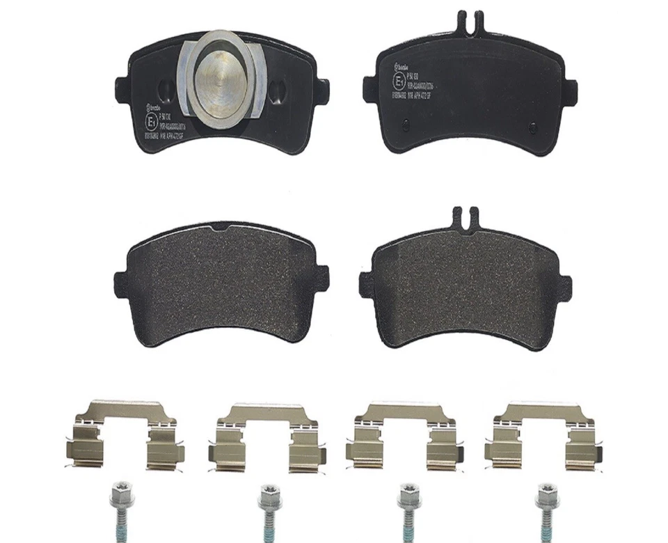 Pastilhas de freio traseiras regulares Brembo para 2013+ Mercedes Benz SL65 SL63 S63 AMG + sensor - Imagem 1 de 1