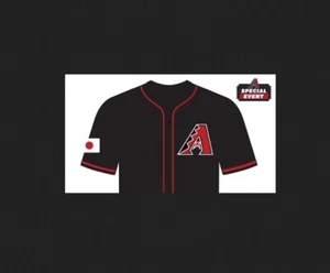 2025 Japanese Heritage Jersey Medium M Arizona Diamondbacks SGA 5/08 - Picture 1 of 1