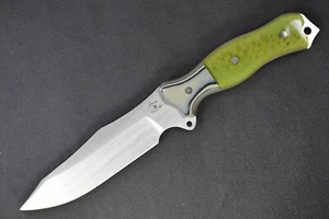 Busse Combat Custom Jack Hammer Variant .175" Satin INFI, Corn Tassel in Resin - Picture 1 of 13