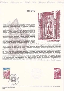 Document philatélique 1er jour 37- 1976 Thiers - Foto 1 di 1