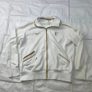 Nike Roger Federer RF Wimbledon 2010 Dri-Fit Jacke Weiß Größe XL - Bild 1 von 12