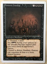 Revised Demonic Hordes X1 Mtg Magic the Gathering