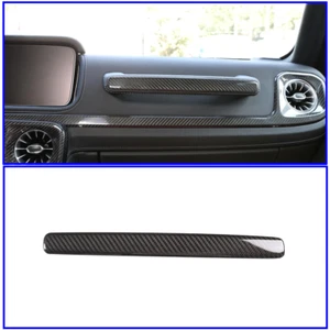 Carbon Fiber Glove Box Handle Cover Decorate Trim For Benz G Class W463 2019-20 - Picture 1 of 11