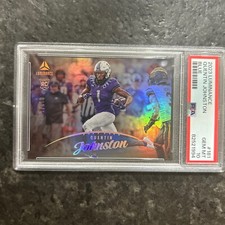 Quentin Johnston RC PSA 1/1 2023 Panini Luminance Blue #181 PSA 10 81/150