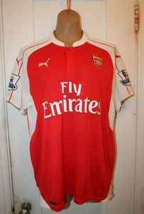 PUMA Arsenal FC Football Soccer 2015/16 Home Jersey Men's Large #0 New Friends - Picture 1 of 11