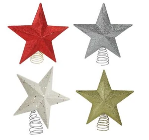 Weihnachtsbaum Stern-Spitzen Christbaumspitze Weihnachtsstern Baumspitze - Bild 1 von 11