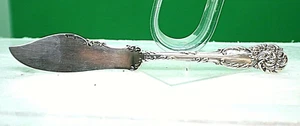 Cuchillo maestro mantequilla mango plano esterlina Reed & Barton La Reine "JA" 1893 42 g - Imagen 1 de 9