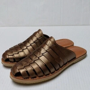 Sandalias de cuero Bearpaw Zelda Huraches bronce talla 8 - Imagen 1 de 7