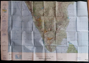 Flug- und Seekarte Südindien Indischer Ozean Operational Navigation Chart 1:1Mio - Bild 1 von 4