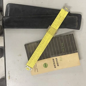 Slide Rule Pickett N902ES Simplex Trig 10” Vintage with original Case and manual - Picture 1 of 6