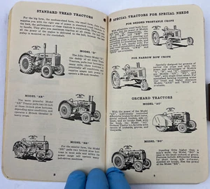 1941 Farmer's Pocket Ledger Hobart NY Dealer Booklet John Deere Equipment Pics. - Picture 1 of 8