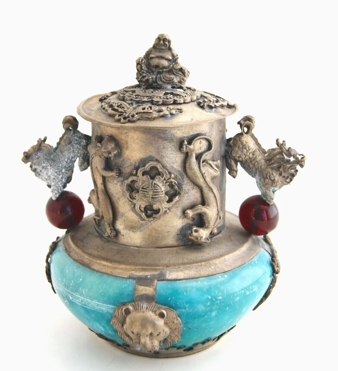 蓝色复古中国风原创香炉| eBay