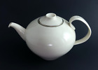 1940er Jahre Eva Zeisel Museum weiße Teekanne von Shenango China MCM