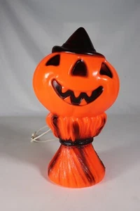 vtg 1969 Empire Halloween Blow Mold 14" Pumpkin Witch (b3) - Picture 1 of 11