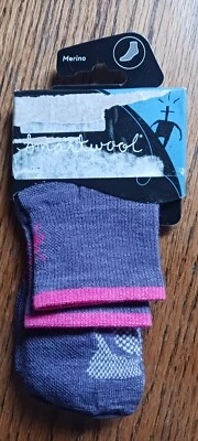 Smartwool Calcetines Mujer L Grande Lg Aire Libre Deporte Ultraligero Mini Lana Merino Púrpura Foto 1 de 3