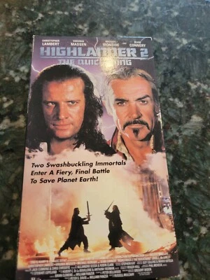 Highlander 2 VHS movie the quickening - Image 1 of 2