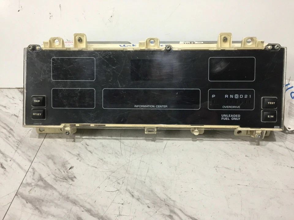 92 93 Oldsmobile 88 98 cluster de velocímetro digital 1992 1993 16141273 ?? Milhas - Imagem 1 de 4