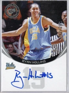 Scheda autografa 2006 Press Pass Basket Ryan Hollins UCLA #020/200 - Foto 1 di 2