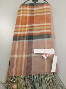 Sciarpa donna Topshop leggera a quadri, taglia unica - beige 16"x72" - Foto 1 di 4