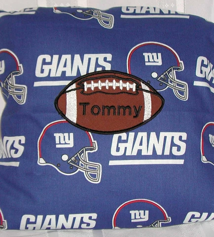 New York Giants Football Personalized Pillow Cover
