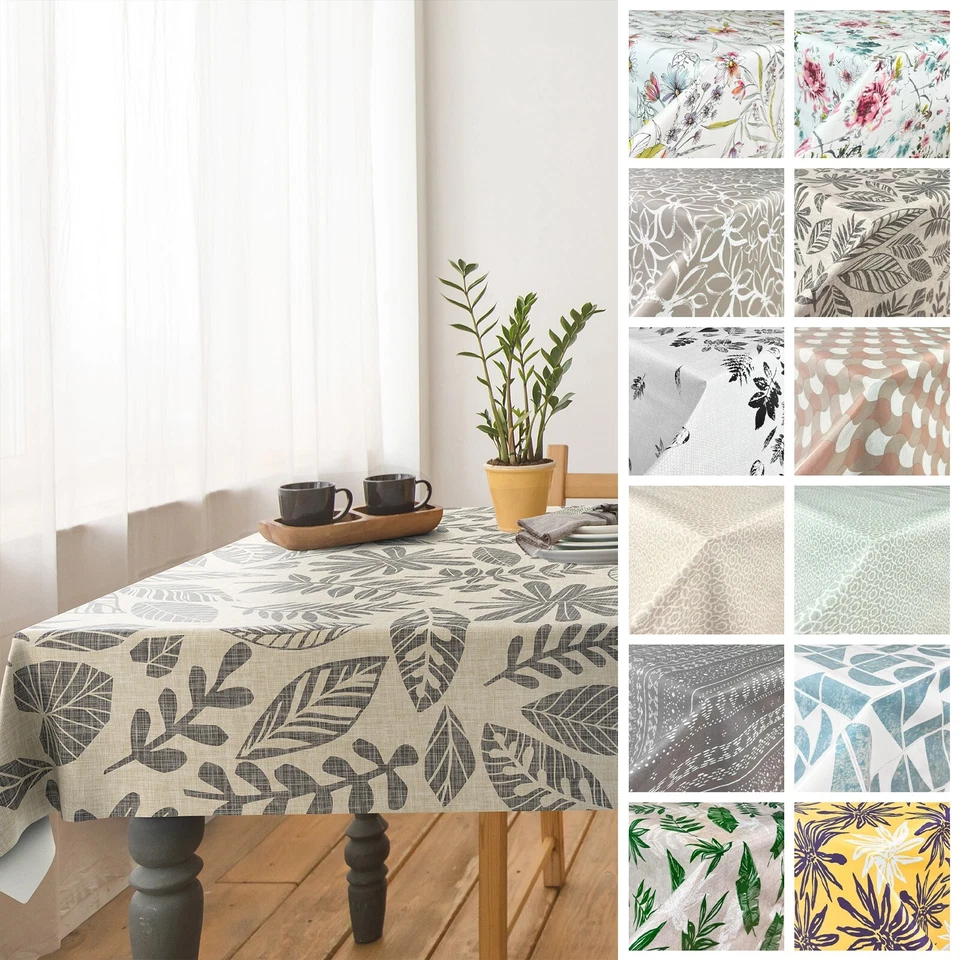 Tischdecke Wachstischtuch PVC Wachstischdecke Abwaschbar Tischläufer Küche Tisch - Bild 1 von 1