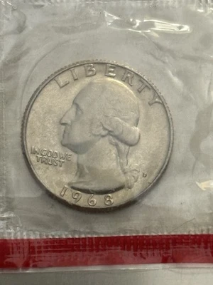 1968D Washington Quarter Dollar FS-801 DDR-001 - Image 1 of 4