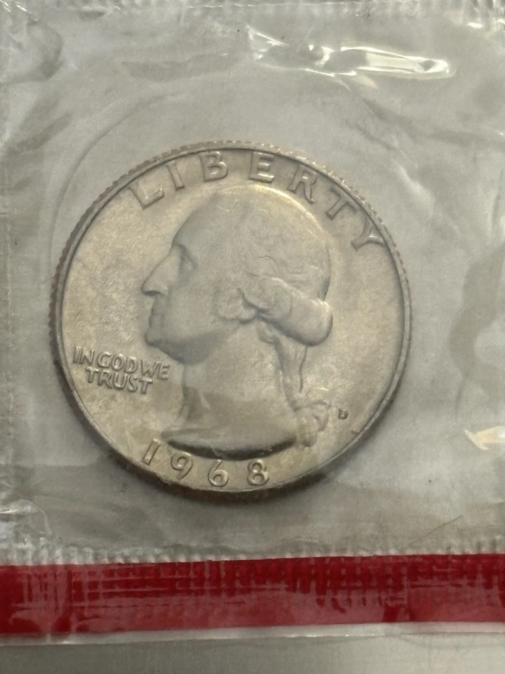 1968D Washington Quarter Dollar FS-801 DDR-001 - Image 1 of 4