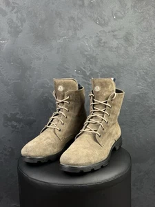 Stivali uomo Moncler scamosciati stringati taglia 44 - Foto 1 di 13