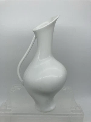 23886/ Rosenthal schwangere Luise Vase weiß 2619/1 F. Heidenreich Höhe 23,5cm - Bild 1 von 4