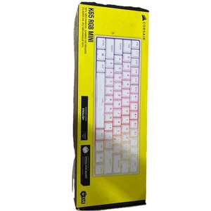 Corsair K65 RGB MINI 60% Mechanical Wired Gaming Keyboard – Cherry MX Speed NEW! - Picture 1 of 2