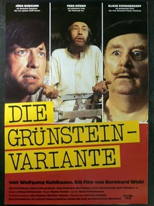Die Grünstein Variante - Bernhard Wicki - Filmposter A3 29x42cm gerollt - Picture 1 of 1