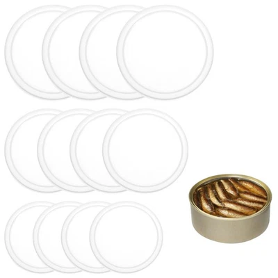 Cubiertas de latas de alimentos para mascotas de 12 piezas, tapas de plástico apretadas grandes, medianas y pequeñas Univ Foto 1 de 4