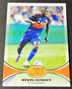 2025 Topps MLS 30th Anniversary Kevin Denkey Rookie RC #29 FC Cincinnati - Picture 1 of 2