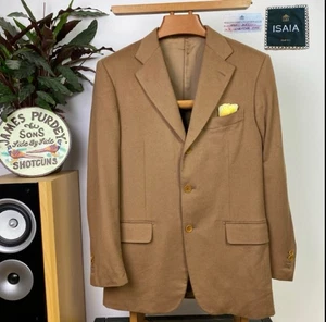 ISAIA Napoli (38R) Wool & Cashmere Handmade Hand Tailored Bespoke Sport Jacket - Picture 1 of 23