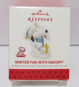 Hallmark 2013 Peanuts 16. in Serie Winterspaß mit Snoopy Weihnachtsschmuck - Bild 1 von 7