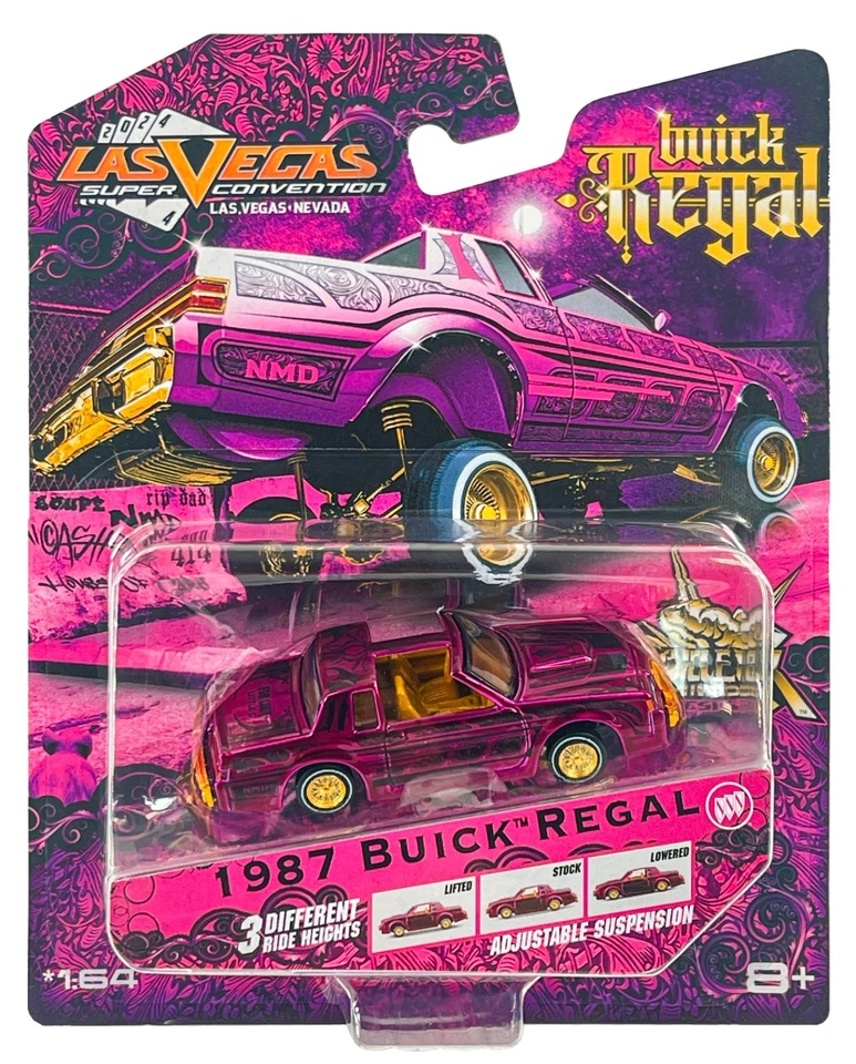 Lowrider rosa regal exclusivo de Maisto Super Convention de Las Vegas 2024 Foto 1 de 1